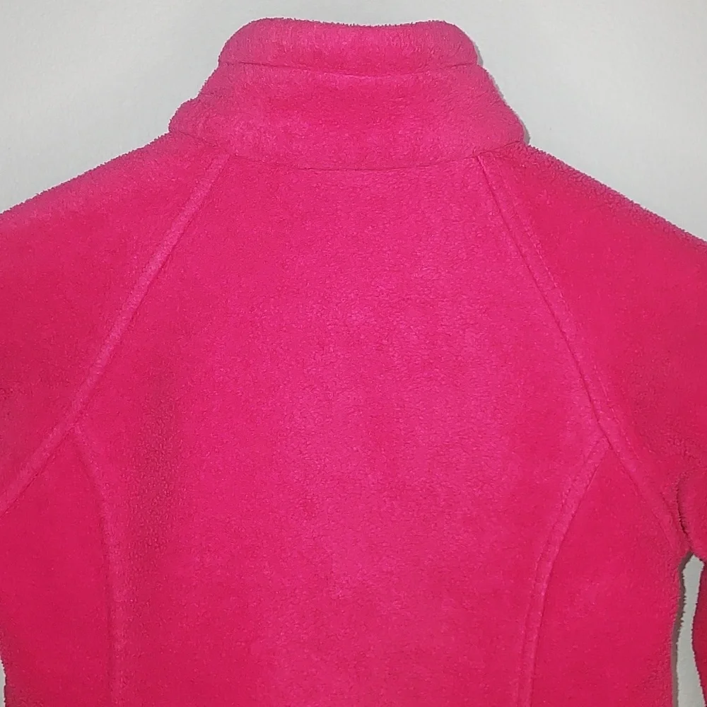 Columbia Pink Benton Springs Fleece Zip Up Jacket Size XS (6/7)